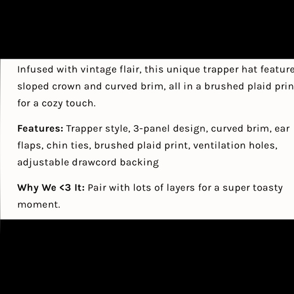 Free People, Carter Brushed Plaid Trapper Hat - Picture 5 of 6